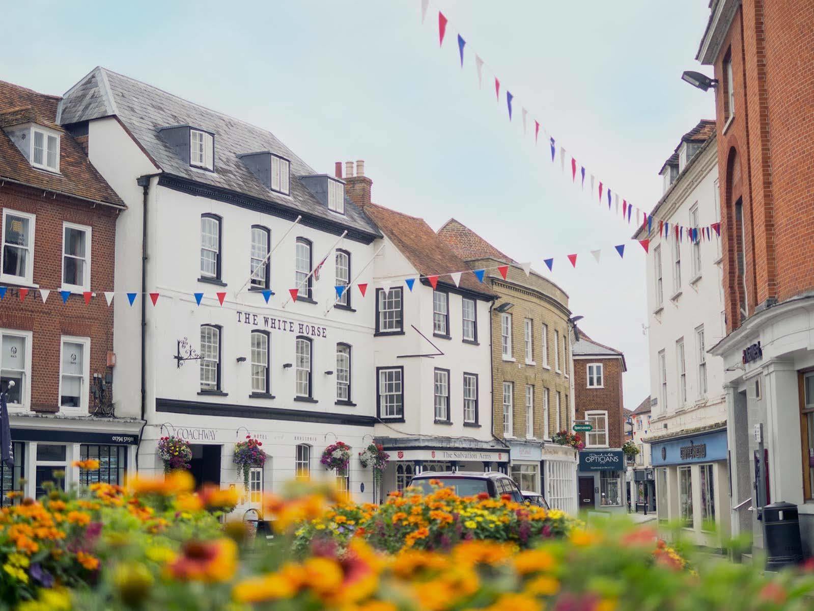 The White Horse Hotel, Romsey, Hampshire Exteriér fotografie
